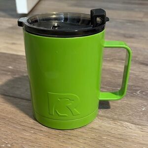 Green RTIC Coffee Mug with Lid EUC